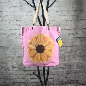 Sunflower Tote Purse by Authentic Pigment in Pink